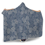 Bohemian Easter Eggs Pattern Print Hooded Blanket