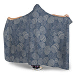 Bohemian Easter Eggs Pattern Print Hooded Blanket