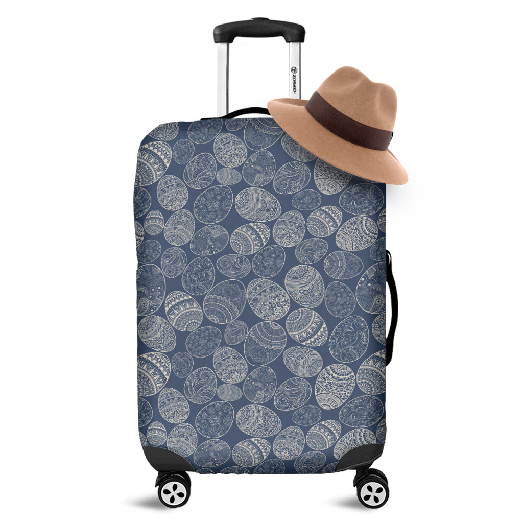 Bohemian Easter Eggs Pattern Print Luggage Cover