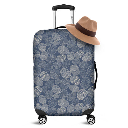 Bohemian Easter Eggs Pattern Print Luggage Cover