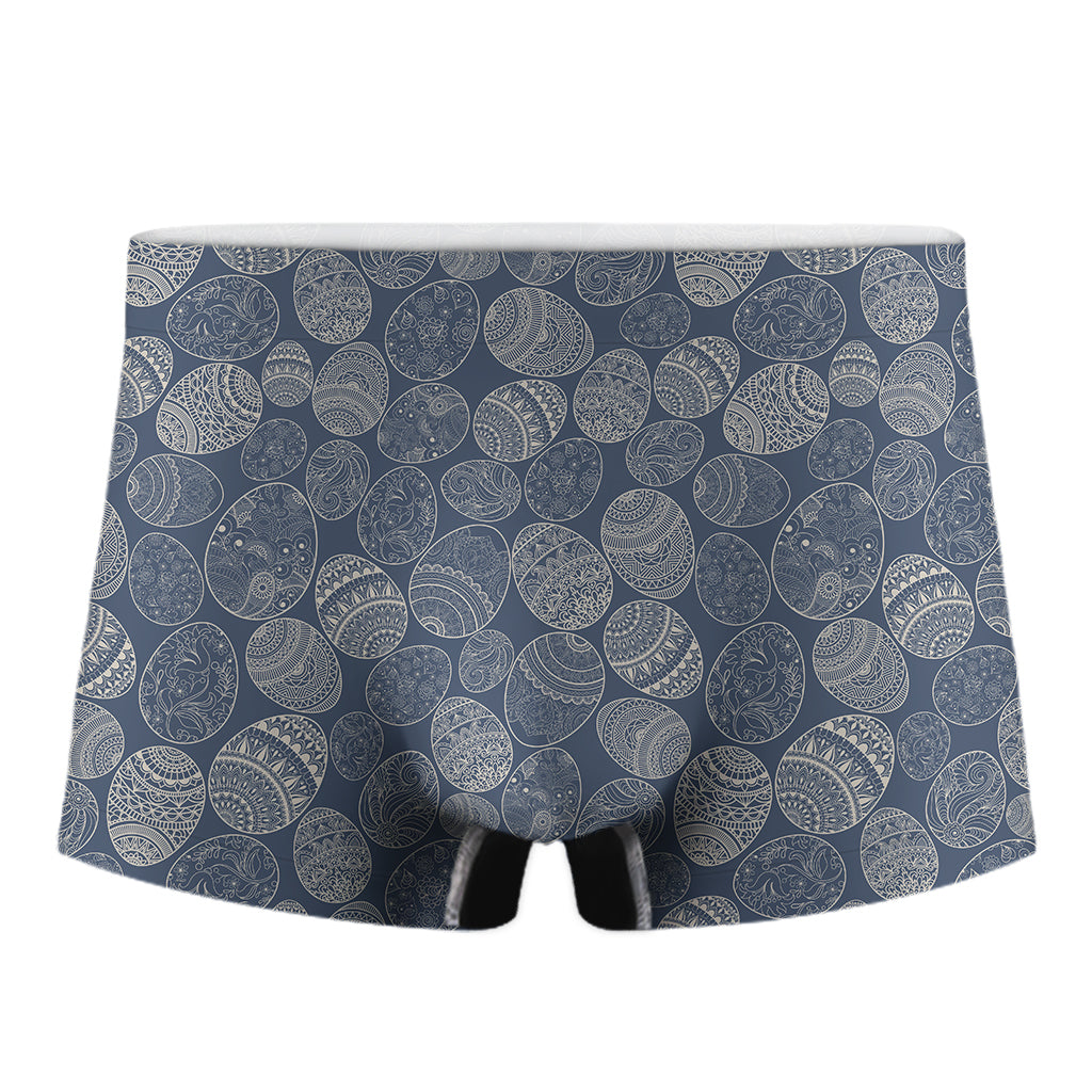 Bohemian Easter Eggs Pattern Print Men's Boxer Briefs