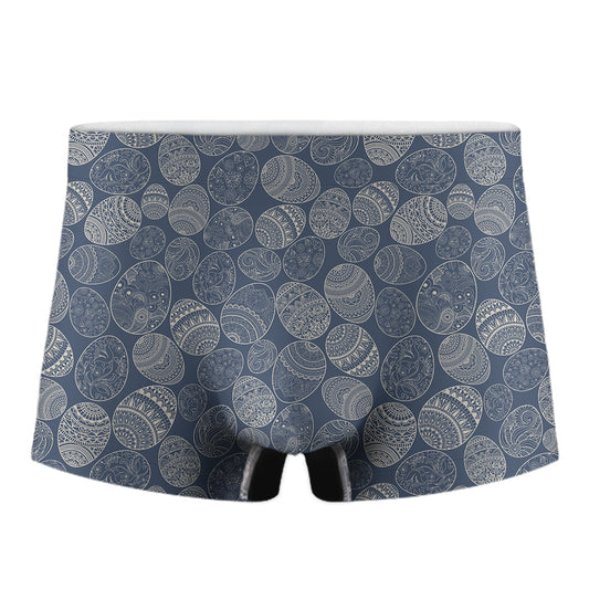 Bohemian Easter Eggs Pattern Print Men's Boxer Briefs