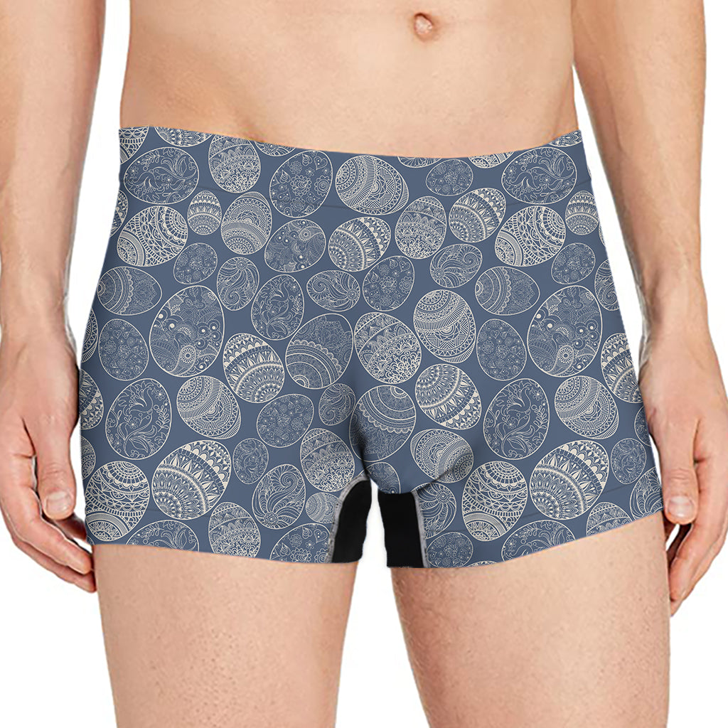 Bohemian Easter Eggs Pattern Print Men's Boxer Briefs