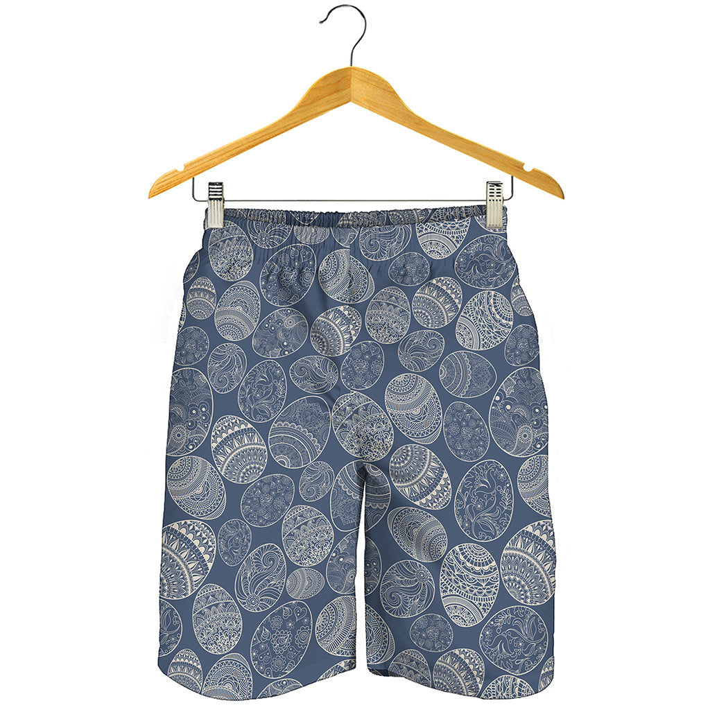 Bohemian Easter Eggs Pattern Print Men's Shorts