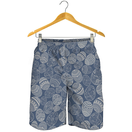 Bohemian Easter Eggs Pattern Print Men's Shorts