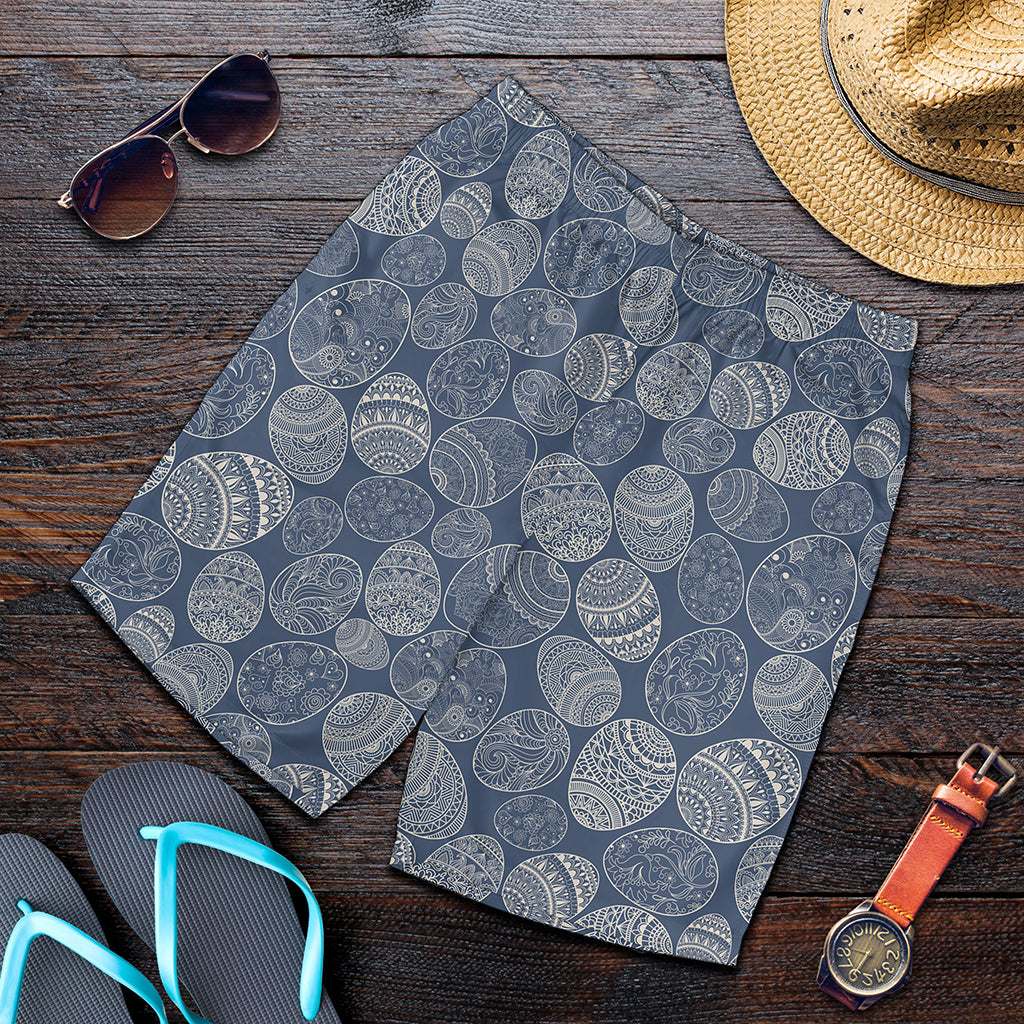 Bohemian Easter Eggs Pattern Print Men's Shorts