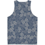 Bohemian Easter Eggs Pattern Print Men's Tank Top