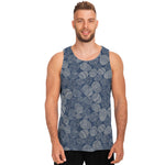 Bohemian Easter Eggs Pattern Print Men's Tank Top
