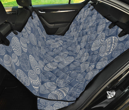Bohemian Easter Eggs Pattern Print Pet Car Back Seat Cover