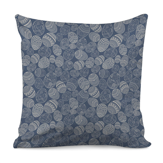 Bohemian Easter Eggs Pattern Print Pillow Cover