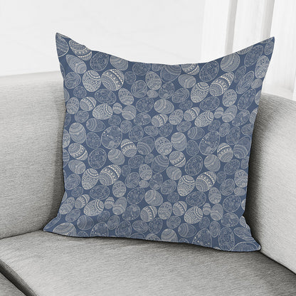 Bohemian Easter Eggs Pattern Print Pillow Cover