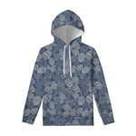 Bohemian Easter Eggs Pattern Print Pullover Hoodie