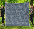 Bohemian Easter Eggs Pattern Print Quilt