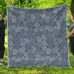 Bohemian Easter Eggs Pattern Print Quilt