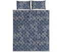 Bohemian Easter Eggs Pattern Print Quilt Bed Set
