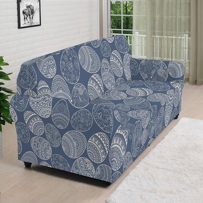 Bohemian Easter Eggs Pattern Print Sofa Cover