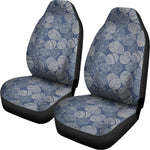 Bohemian Easter Eggs Pattern Print Universal Fit Car Seat Covers