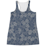 Bohemian Easter Eggs Pattern Print Women's Racerback Tank Top