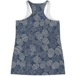 Bohemian Easter Eggs Pattern Print Women's Racerback Tank Top