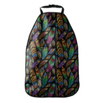 Bohemian Feather Pattern Print Car Seat Organizers