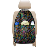 Bohemian Feather Pattern Print Car Seat Organizers