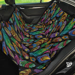 Bohemian Feather Pattern Print Pet Car Back Seat Cover