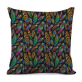 Bohemian Feather Pattern Print Pillow Cover