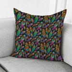 Bohemian Feather Pattern Print Pillow Cover