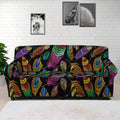 Bohemian Feather Pattern Print Sofa Cover