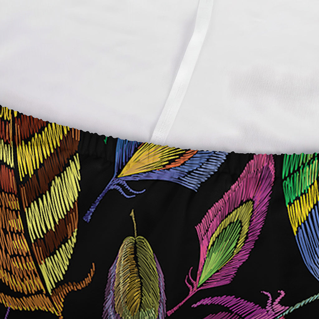 Bohemian Feather Pattern Print Sofa Cover