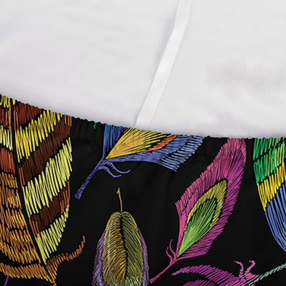 Bohemian Feather Pattern Print Sofa Cover