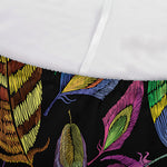 Bohemian Feather Pattern Print Sofa Cover