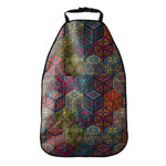 Bohemian Indian Box Pattern Print Car Seat Organizers