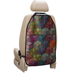 Bohemian Indian Box Pattern Print Car Seat Organizers