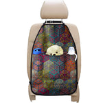 Bohemian Indian Box Pattern Print Car Seat Organizers
