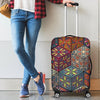 Bohemian Indian Box Pattern Print Luggage Cover GearFrost