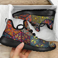 Bohemian Indian Box Pattern Print Mesh Knit Shoes