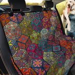 Bohemian Indian Box Pattern Print Pet Car Back Seat Cover