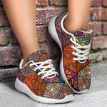 Bohemian Indian Box Pattern Print Sport Shoes GearFrost