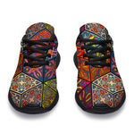 Bohemian Indian Box Pattern Print Sport Shoes GearFrost