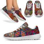 Bohemian Indian Box Pattern Print Sport Shoes GearFrost