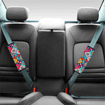 Bohemian Indian Mandala Patchwork Print Car Seat Belt Covers