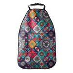 Bohemian Indian Mandala Patchwork Print Car Seat Organizers