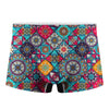 Bohemian Indian Mandala Patchwork Print Men's Boxer Briefs