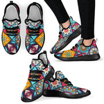 Bohemian Indian Mandala Patchwork Print Mesh Knit Shoes GearFrost