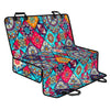 Bohemian Indian Mandala Patchwork Print Pet Car Back Seat Cover