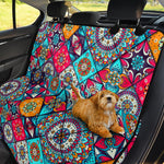 Bohemian Indian Mandala Patchwork Print Pet Car Back Seat Cover