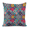 Bohemian Indian Mandala Patchwork Print Pillow Cover