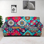 Bohemian Indian Mandala Patchwork Print Sofa Cover