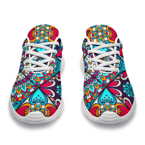 Bohemian Indian Mandala Patchwork Print Sport Shoes GearFrost